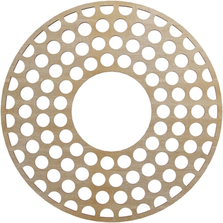 Ekena Millwork Fink Wood Fretwork Pierced Ceiling Medallion, Hickory, 16"OD x 5 3/4"ID x 3/8"T CMWP16X16X0375FFHI